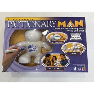 Pictionary Man Electronic Game Age 14+ Players 2-10 COMPLETE TESTED Works